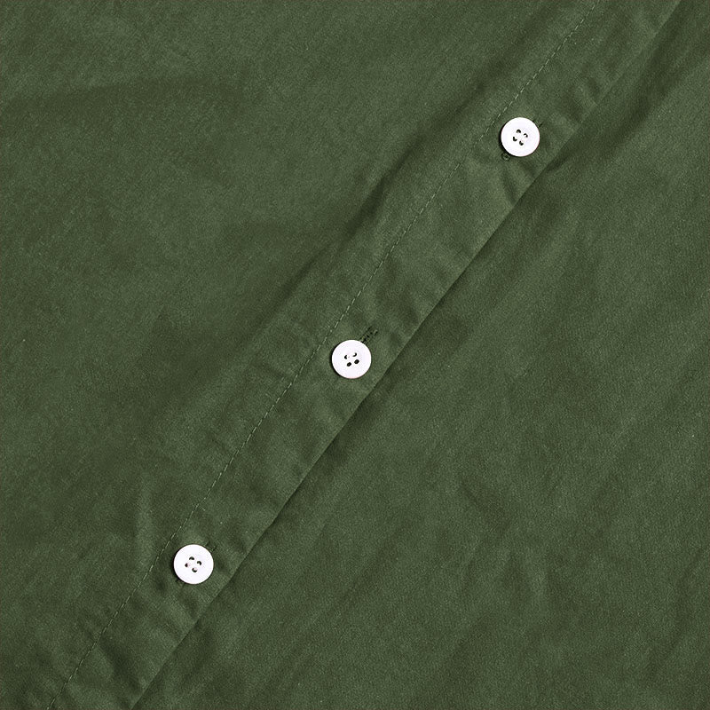 Breathable Cotton Linen Notched Collar Meditation Shirt