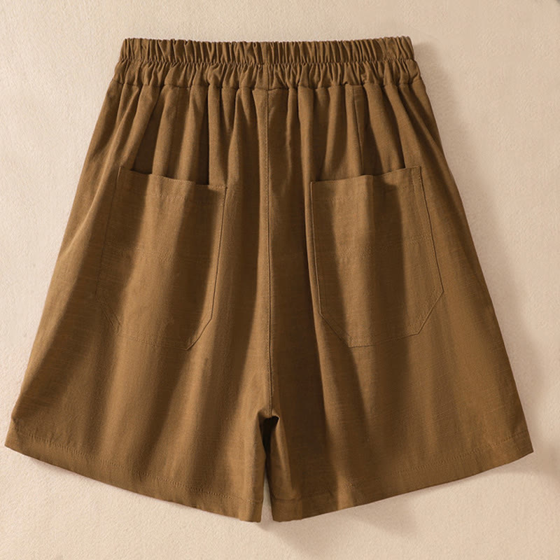 Women's Lightweight Wide-Leg Meditation Shorts