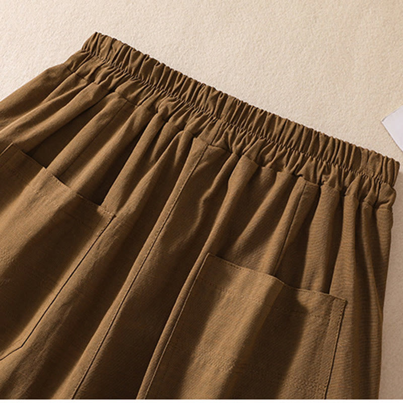 Women's Lightweight Wide-Leg Meditation Shorts