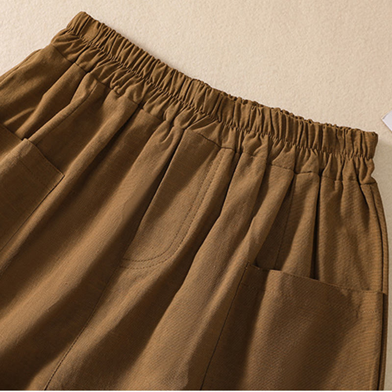 Women's Lightweight Wide-Leg Meditation Shorts