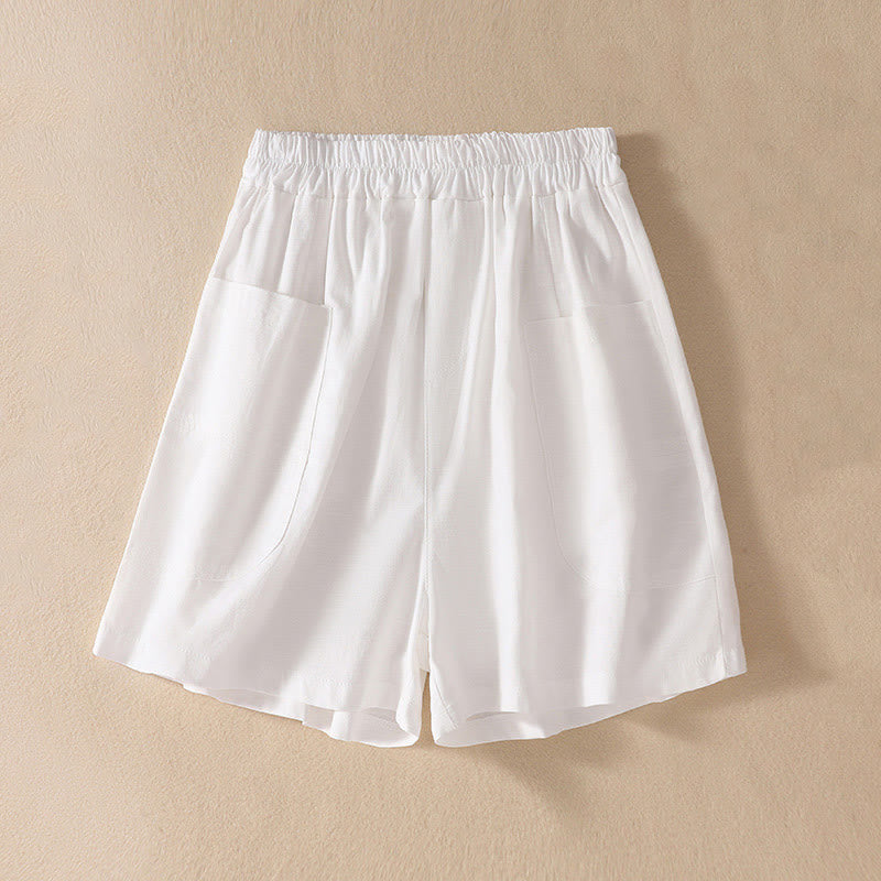 Women's Lightweight Wide-Leg Meditation Shorts