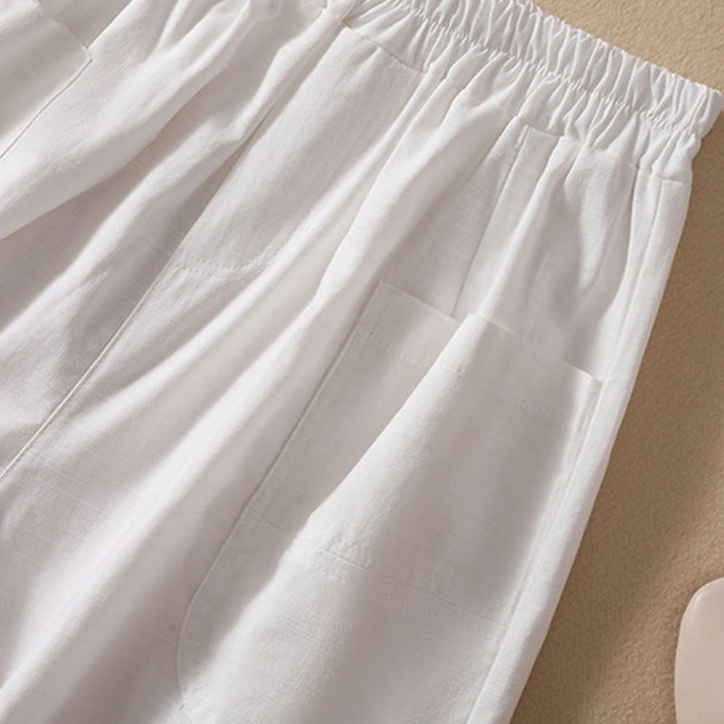 Women's Lightweight Wide-Leg Meditation Shorts
