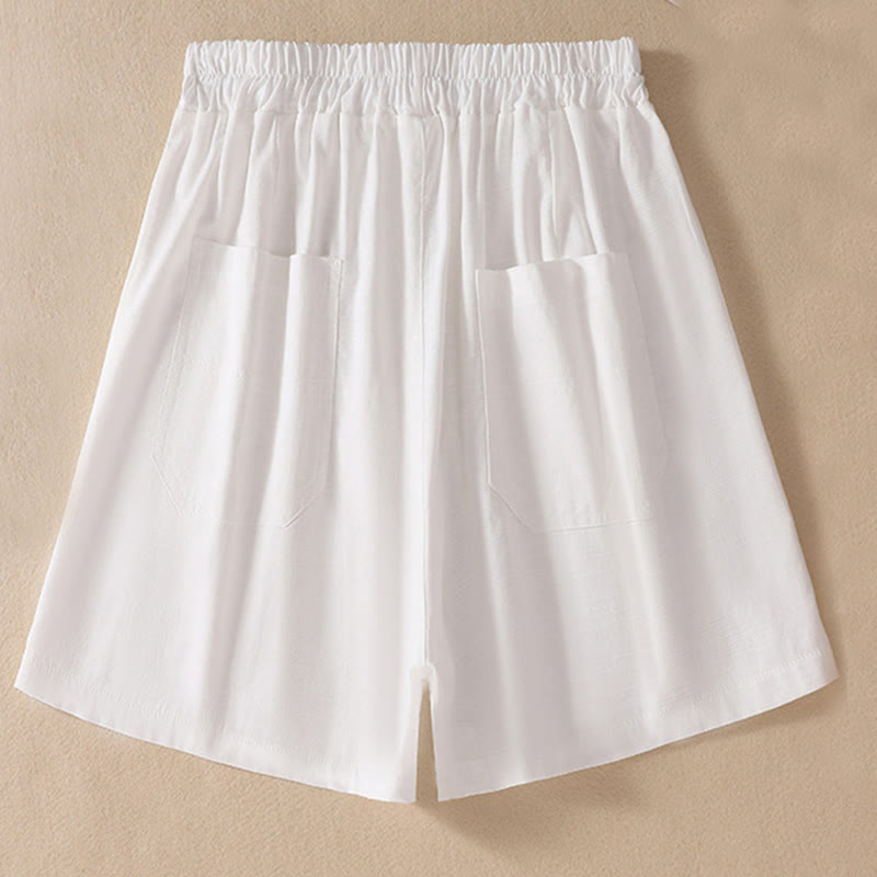 Women's Lightweight Wide-Leg Meditation Shorts