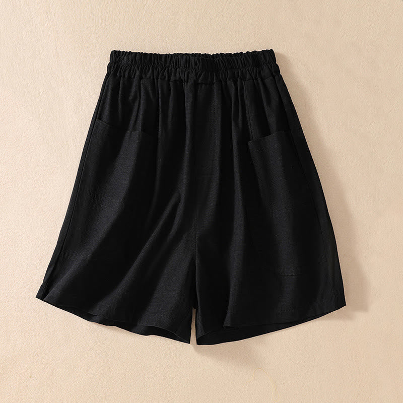 Women's Lightweight Wide-Leg Meditation Shorts