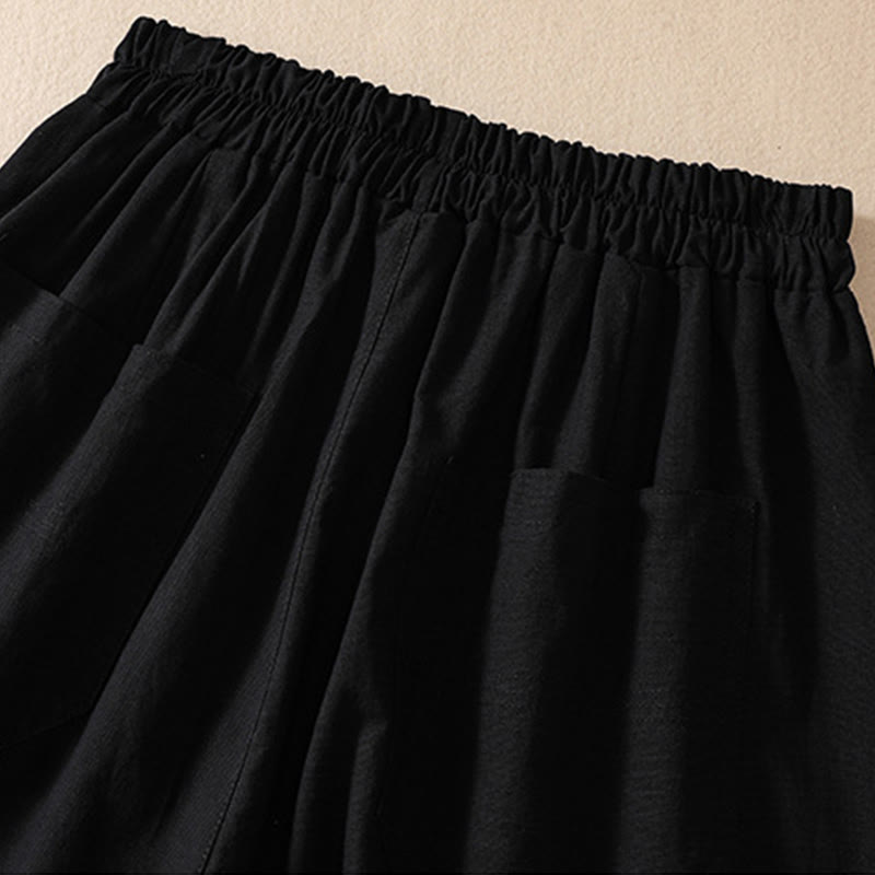 Women's Lightweight Wide-Leg Meditation Shorts