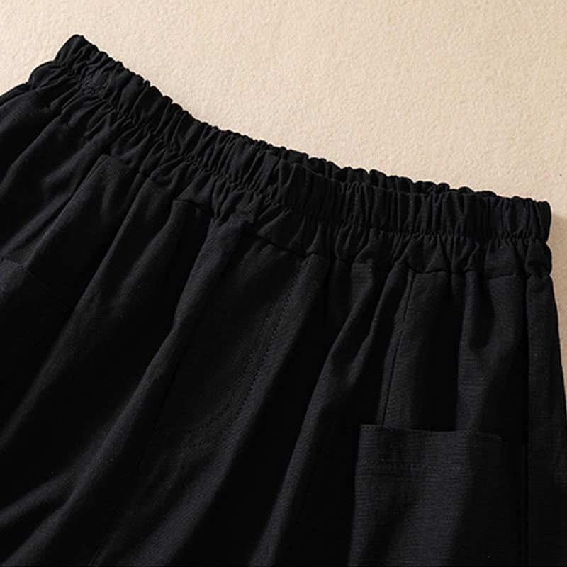 Women's Lightweight Wide-Leg Meditation Shorts