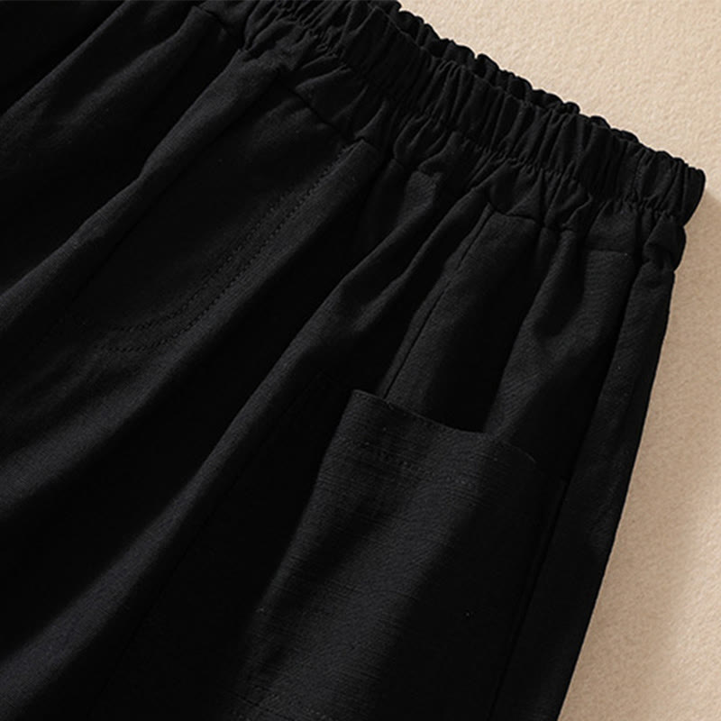 Women's Lightweight Wide-Leg Meditation Shorts