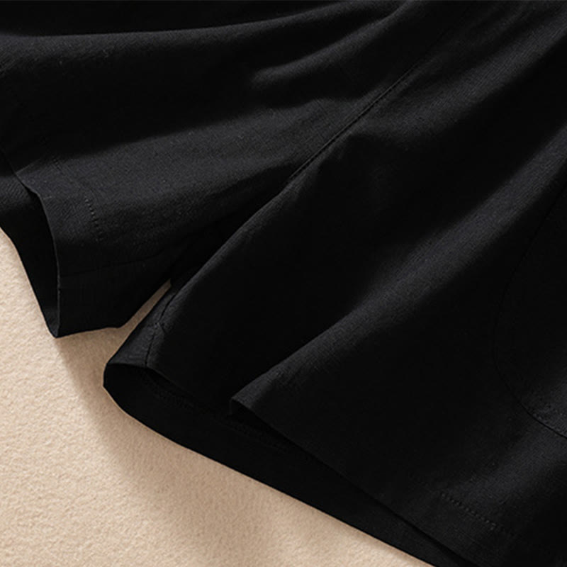 Women's Lightweight Wide-Leg Meditation Shorts