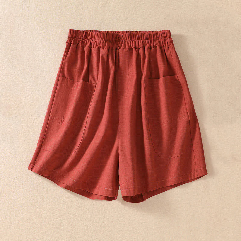 Women's Lightweight Wide-Leg Meditation Shorts