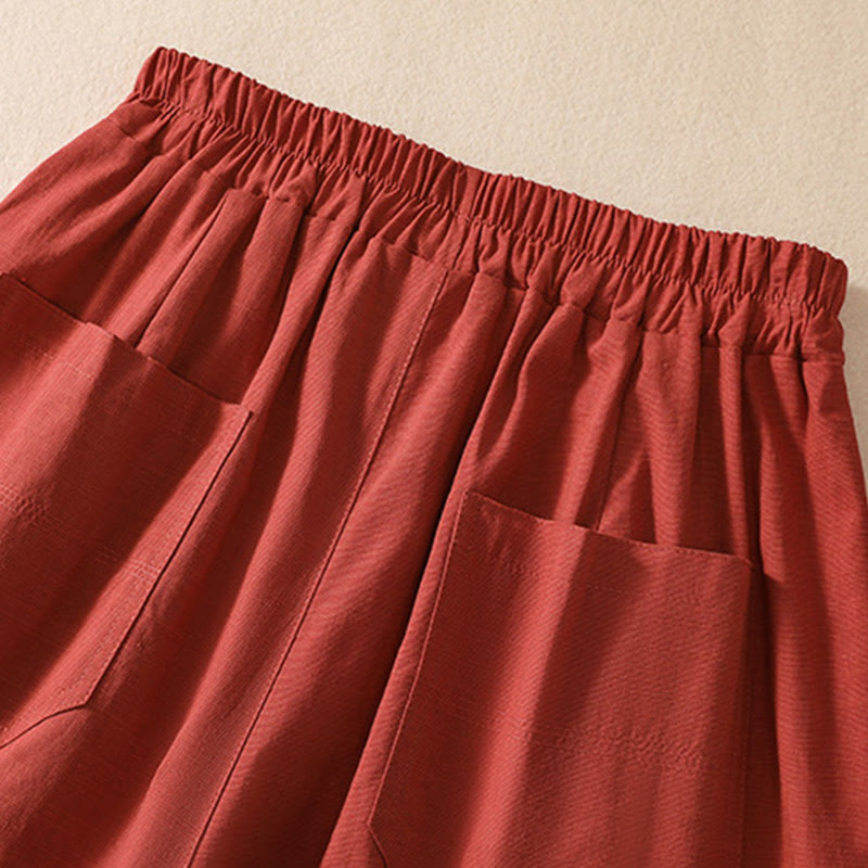 Women's Lightweight Wide-Leg Meditation Shorts