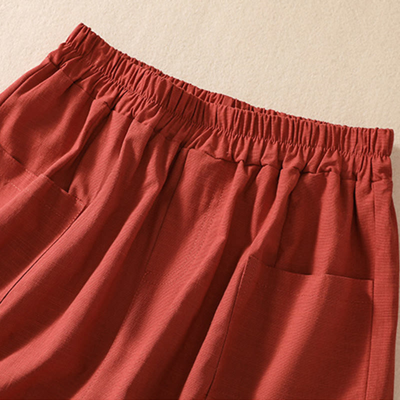 Women's Lightweight Wide-Leg Meditation Shorts