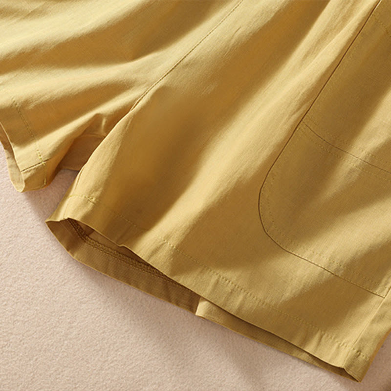 Women's Lightweight Wide-Leg Meditation Shorts