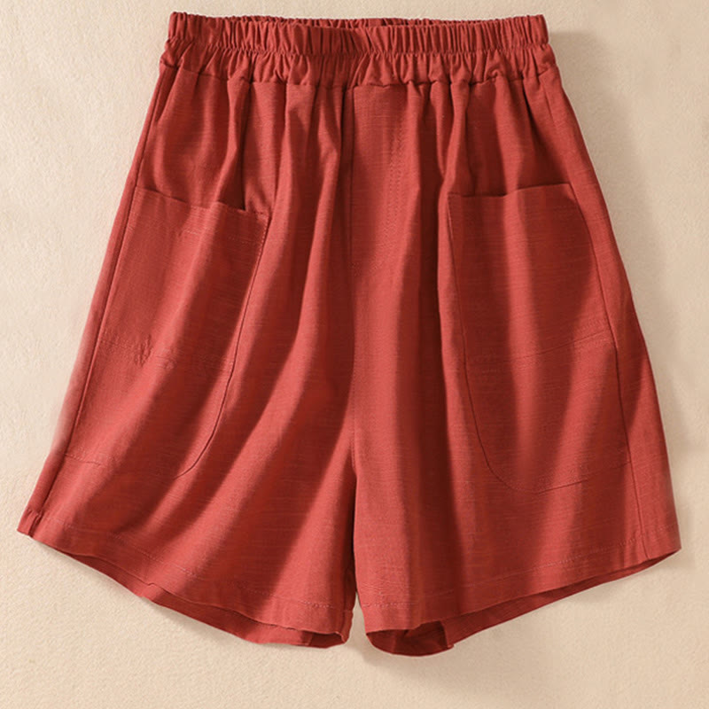 Women's Lightweight Wide-Leg Meditation Shorts