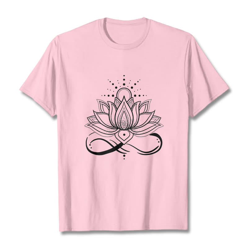 Pure Cotton Lotus Sun Mindful Meditation Tee