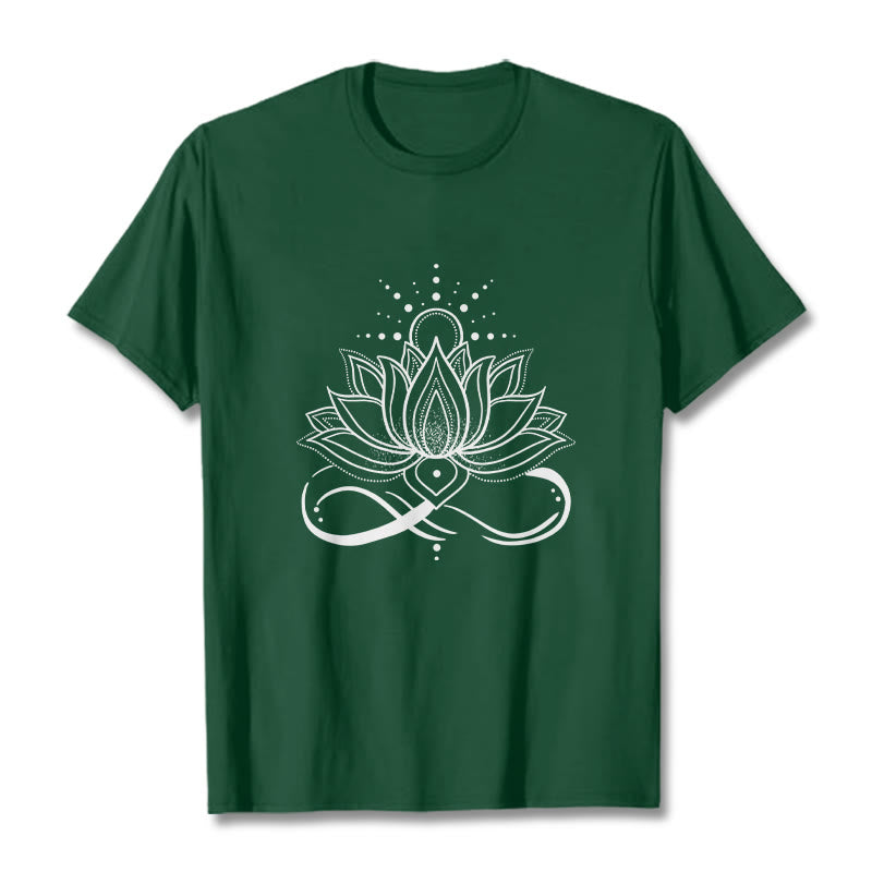 Pure Cotton Lotus Sun Mindful Meditation Tee
