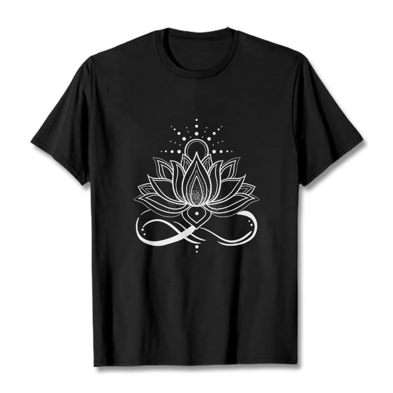 Pure Cotton Lotus Sun Mindful Meditation Tee