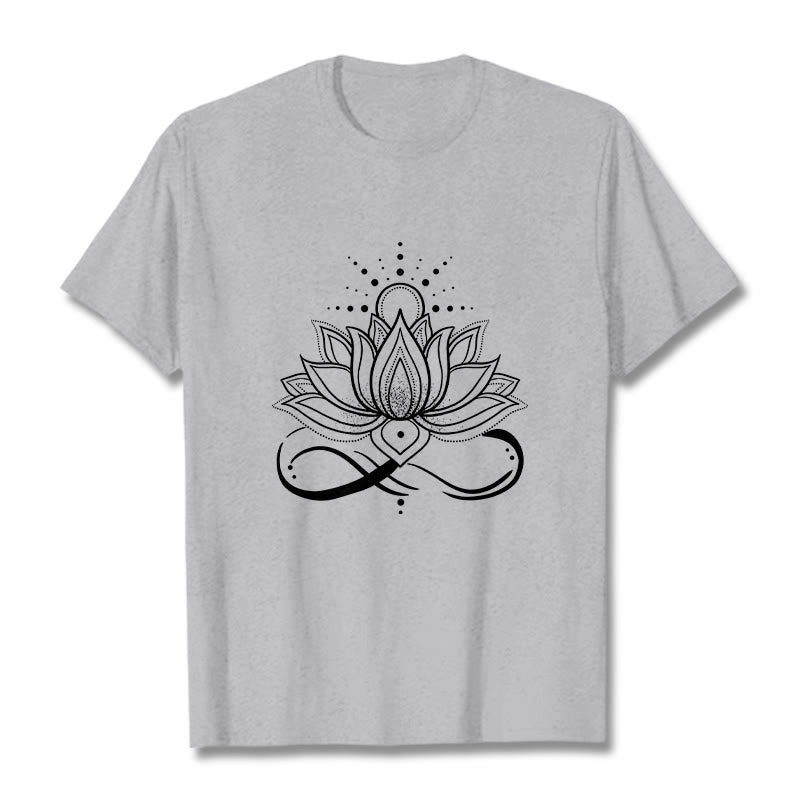 Pure Cotton Lotus Sun Mindful Meditation Tee