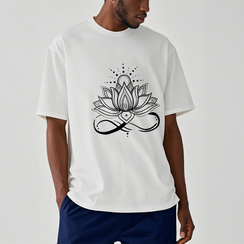 Pure Cotton Lotus Sun Mindful Meditation Tee