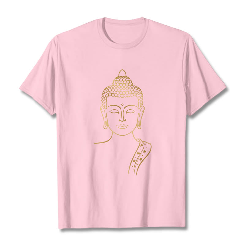 Tactile Cotton Meditating Buddha Mindful Graphic Tee