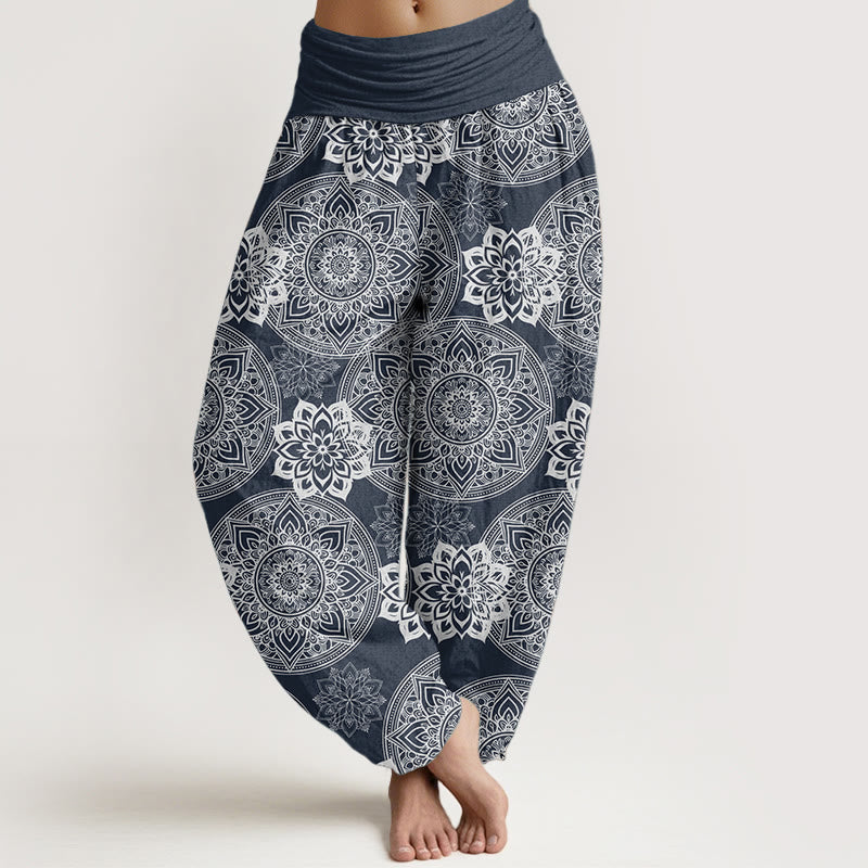 Cotton Mandala Print Unrestricted Meditation Harem Pants