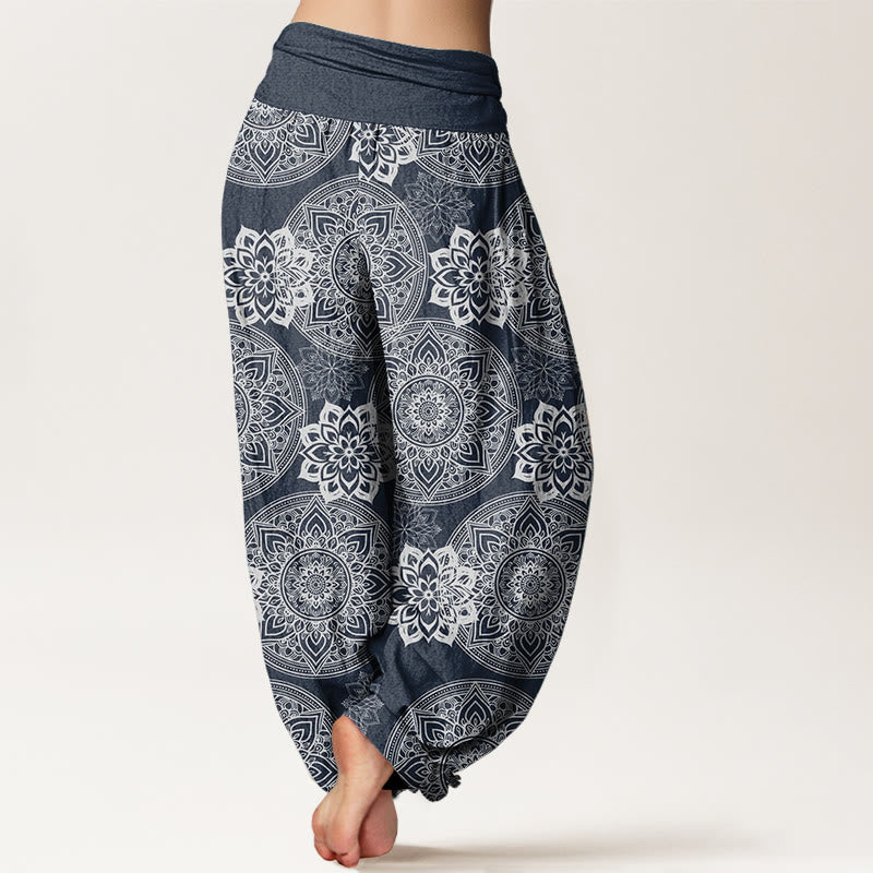 Cotton Mandala Print Unrestricted Meditation Harem Pants