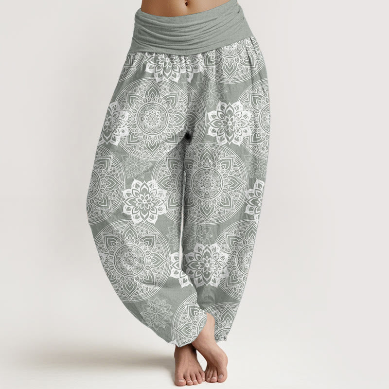 Cotton Mandala Print Unrestricted Meditation Harem Pants
