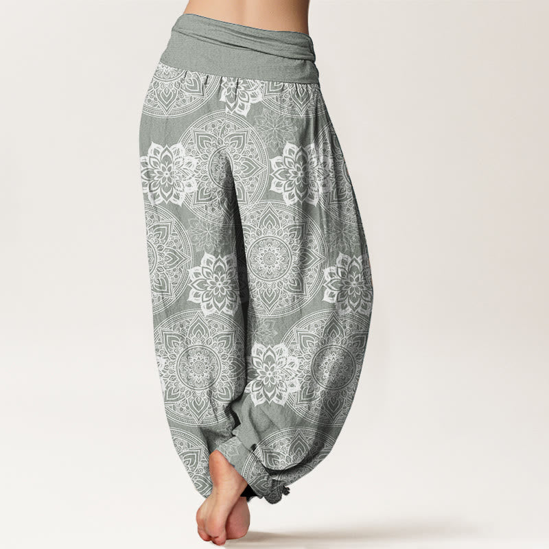 Cotton Mandala Print Unrestricted Meditation Harem Pants