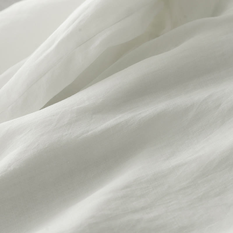 Commute Solid Color Lace Embroidery Design Cotton Women's Wide Leg Cropped Pants With Pockets