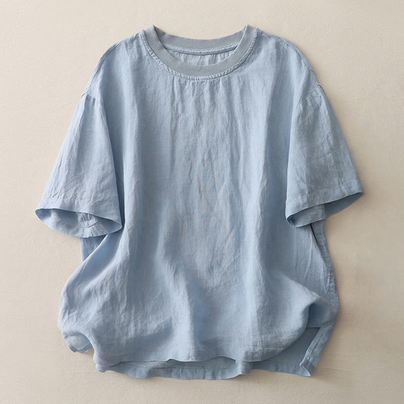 Airy Breathable Crew Neck Mindful Movement Tee
