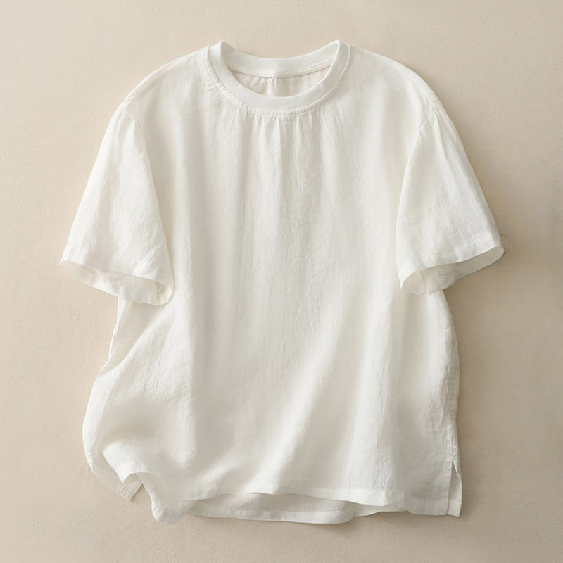 Airy Breathable Crew Neck Mindful Movement Tee