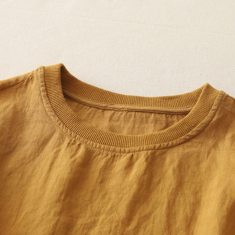 Airy Breathable Crew Neck Mindful Movement Tee