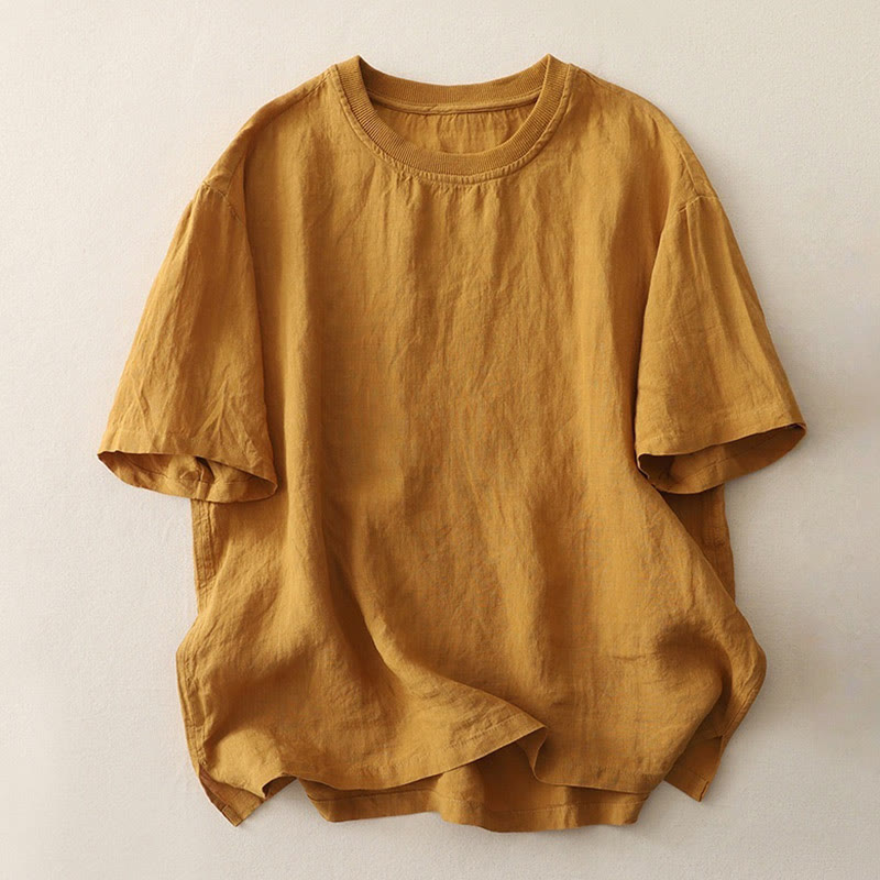Airy Breathable Crew Neck Mindful Movement Tee