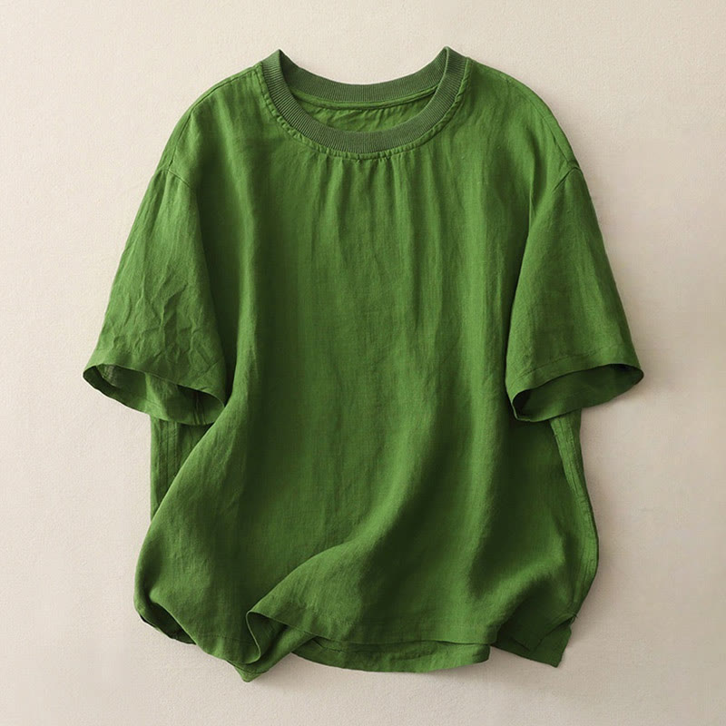 Airy Breathable Crew Neck Mindful Movement Tee