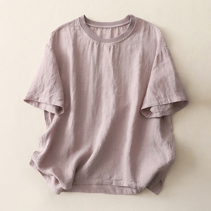 Airy Breathable Crew Neck Mindful Movement Tee