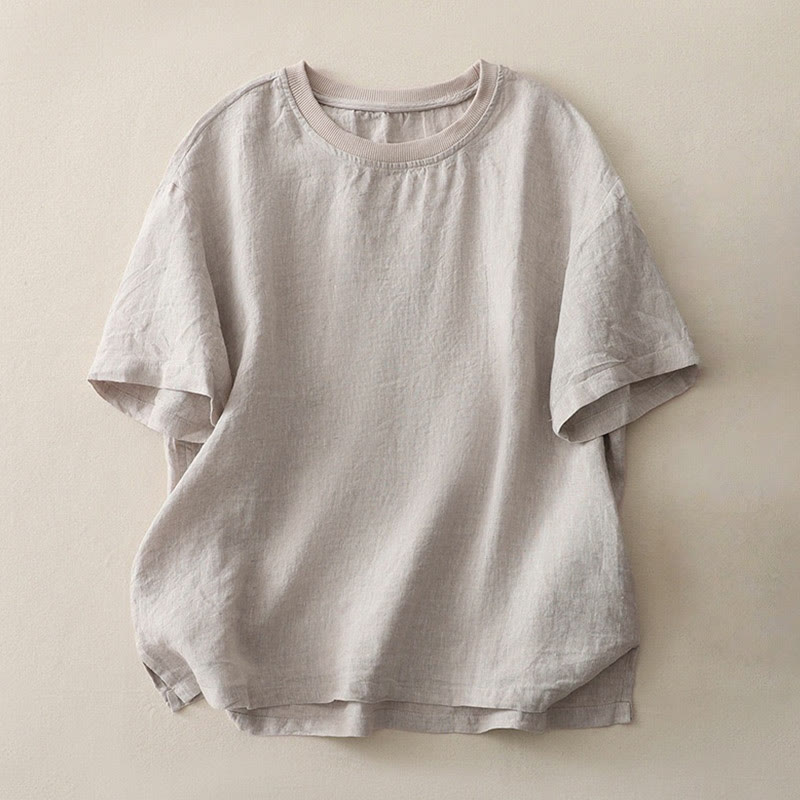 Airy Breathable Crew Neck Mindful Movement Tee