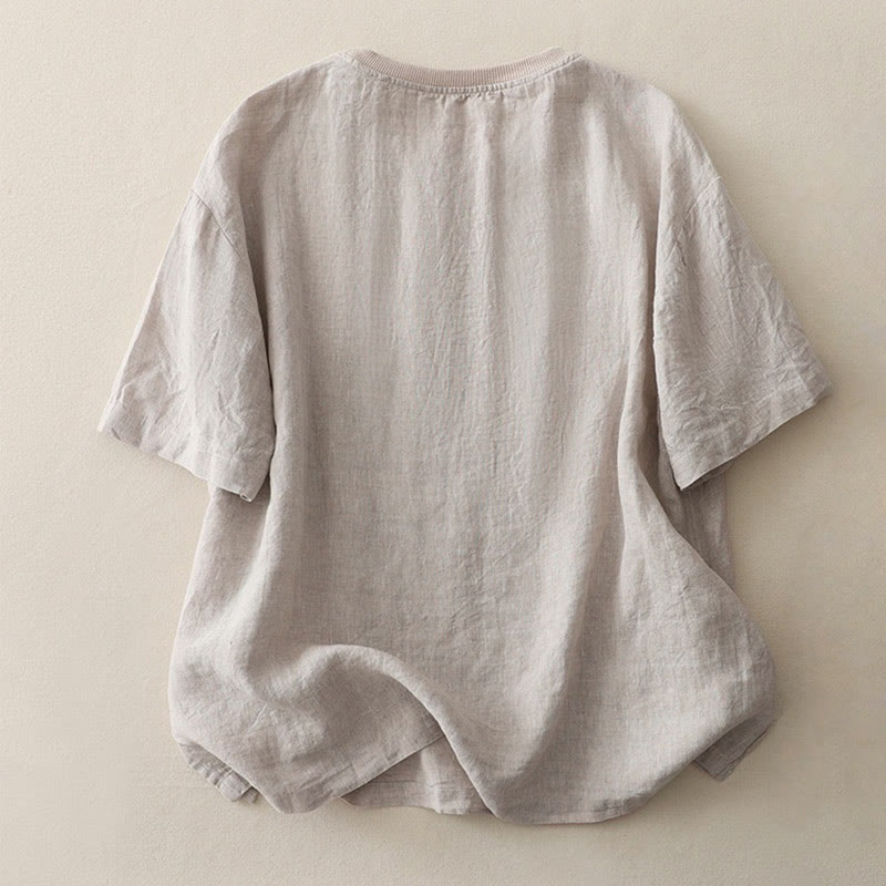 Airy Breathable Crew Neck Mindful Movement Tee