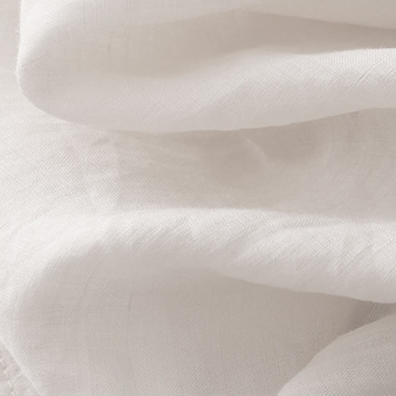 Tactile Cotton Viscose Three-Quarter Sleeve Meditation Shirt
