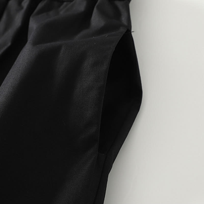 Tactile Cotton Linen Wide-Leg Mindful Movement Pants with Pockets