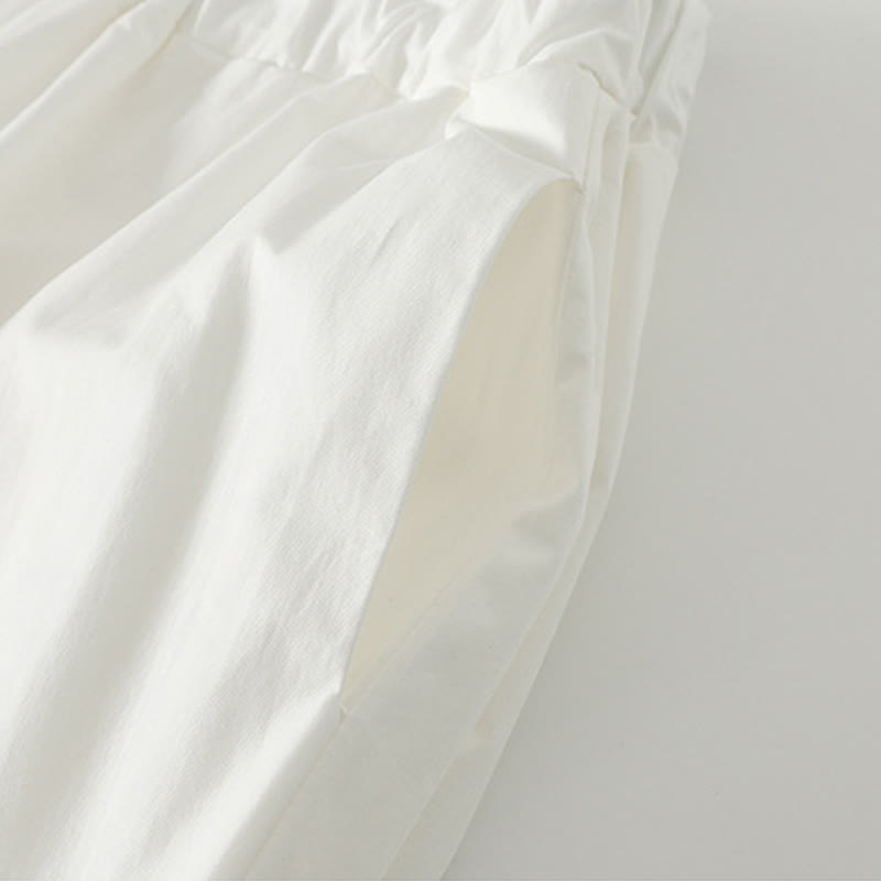 Tactile Cotton Linen Wide-Leg Mindful Movement Pants with Pockets