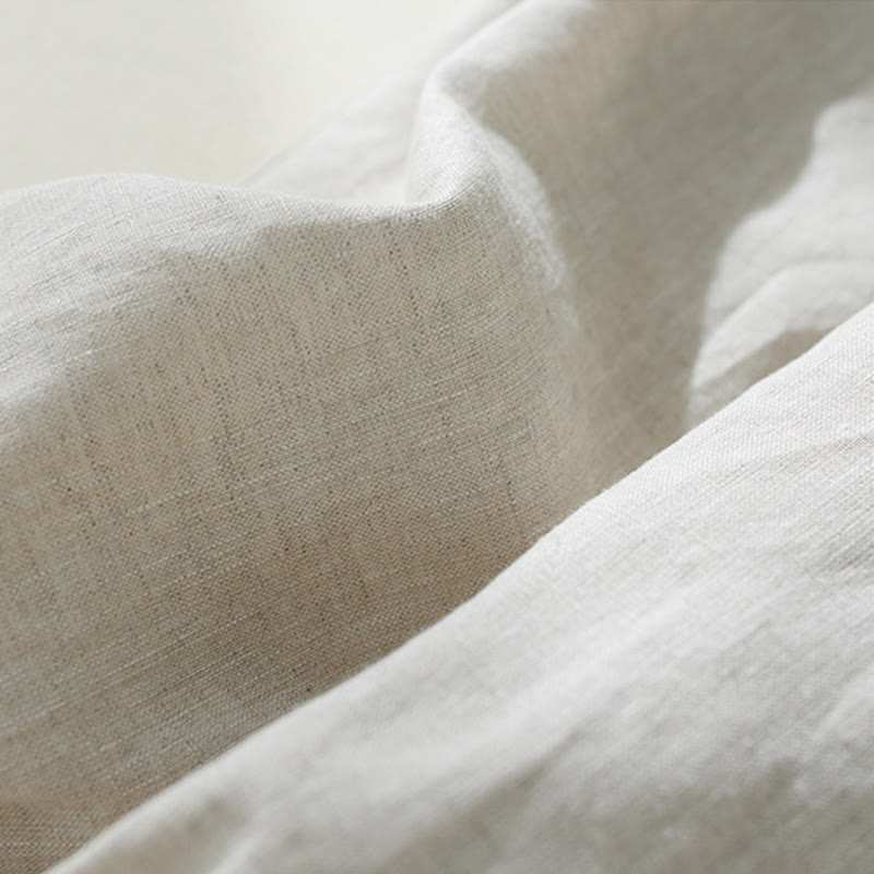 Tactile Cotton Linen High-Waist Grounding Harem Pants