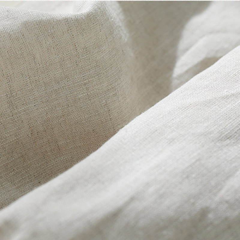 Tactile Cotton Linen High-Waist Grounding Harem Pants