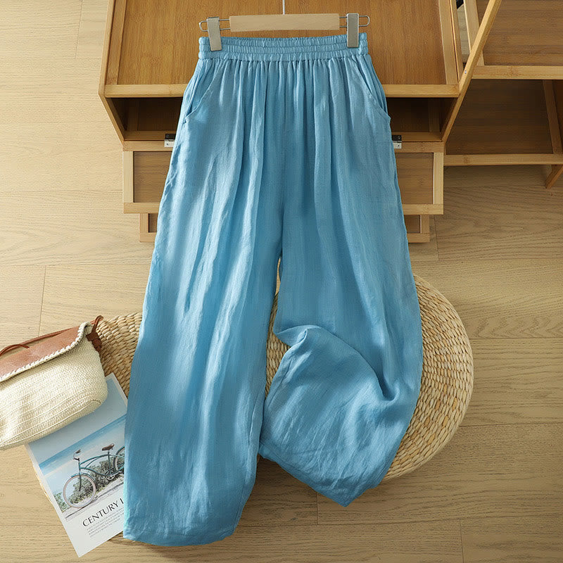 Breathable Ankle-Length Meditation Harem Pants