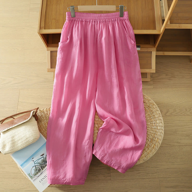 Breathable Ankle-Length Meditation Harem Pants