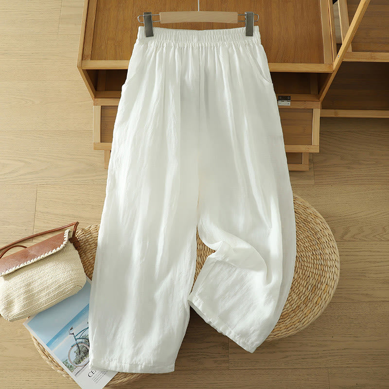 Breathable Ankle-Length Meditation Harem Pants