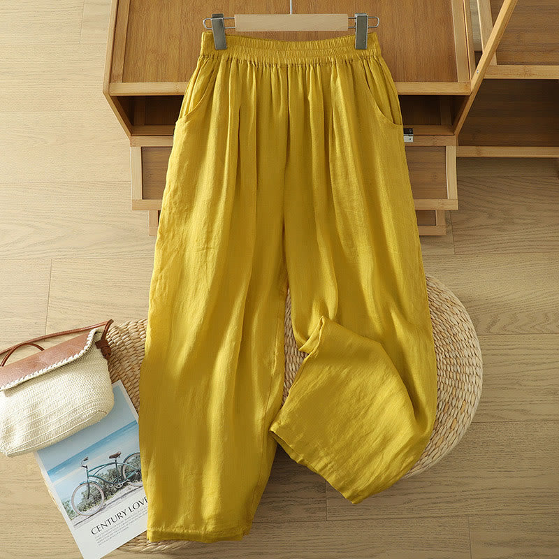 Breathable Ankle-Length Meditation Harem Pants