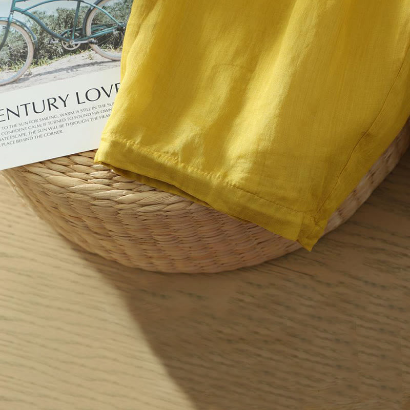 Breathable Ankle-Length Meditation Harem Pants