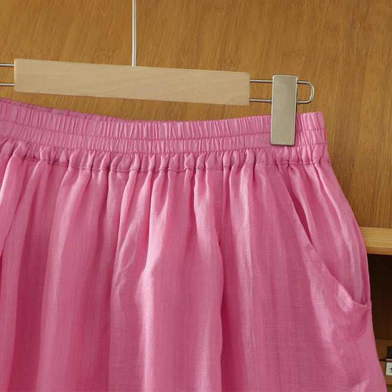 Breathable Ankle-Length Meditation Harem Pants