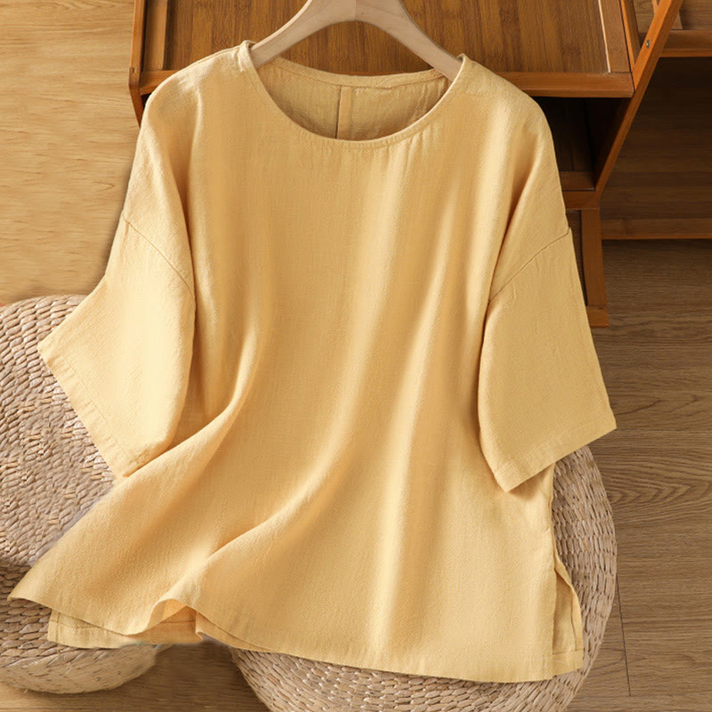 Lightweight Cotton Minimalist Daily Meditation T-Shirt