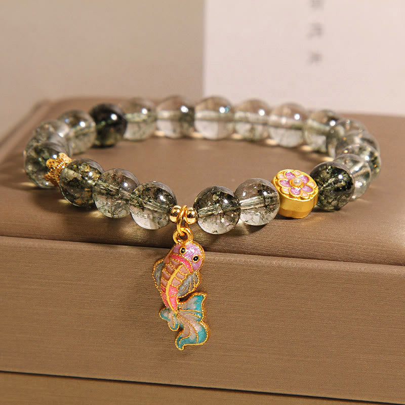 Green Phantom Koi Fish Lucky Bracelet