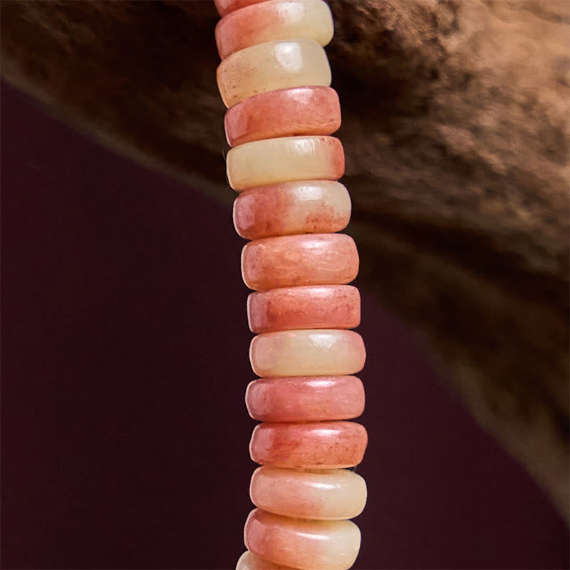 Handmade Tibetan Camel Bone Purple Blood Beads Bracelet